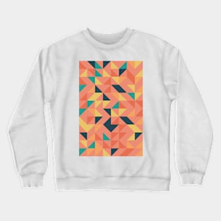 Creative Geometric Colourful Triangle Pattern #35 Crewneck Sweatshirt